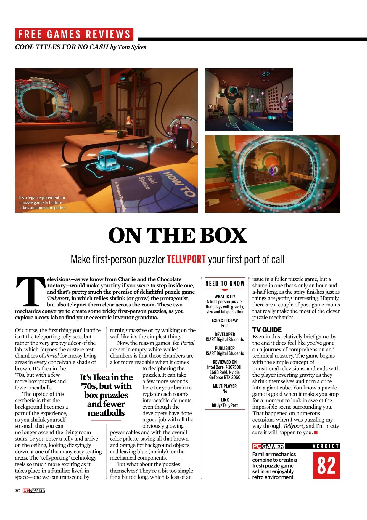 PC Gamer Tellyport Review